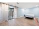 Light-filled bedroom features a sliding glass door to a patio at 845 Lake Hollow Sw Blvd, Marietta, GA 30064