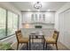 Cozy breakfast nook with window views and lots of storage at 110 Fairway Ridge Dr, Johns Creek, GA 30022