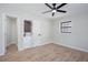 An airy main bedroom leads to a sleek, renovated bathroom with a stand-alone tub and modern fixtures at 3193 Trasher Cir, Decatur, GA 30032