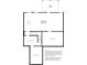 Basement floor plan including unfinished area, stairs and mechanical closets at 4815 Ramblewood Dr, Cumming, GA 30028
