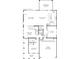 Detailed floor plan showcasing the layout of the first floor including kitchen, dining, and living areas at 4815 Ramblewood Dr, Cumming, GA 30028