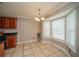 Bright breakfast area with three-pane windows and chandelier at 1507 Paces Ferry North Se, Smyrna, GA 30080