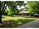 Beautiful gazebo sits on a manicured green lawn in a park-like setting at 1507 Paces Ferry North Se, Smyrna, GA 30080