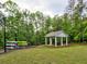 Community recreation area featuring a covered picnic pavilion and kayak storage on the lake at 3730 Reserve Overlook (Lot 8) Way, Cumming, GA 30041