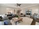 Large living room with hardwood flooring, fireplace, sofa, and chair at 1849 Rock Springs Ne Ln, Atlanta, GA 30324