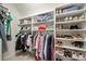 Organized walk-in closet with shelving and hanging space at 1849 Rock Springs Ne Ln, Atlanta, GA 30324