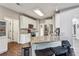 Modern kitchen with granite countertops, stainless steel appliances, and an island at 321 Woodbrook Crst, Canton, GA 30114
