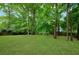 Grassy backyard with mature trees at 4368 Heritage Glen Ct, Marietta, GA 30068
