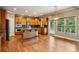 Bright kitchen featuring stainless steel appliances, granite countertops, and ample cabinet space at 2785 Old Sewell Rd, Marietta, GA 30068
