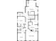Upstairs floor plan featuring primary bedroom with walk in closet and attached bathroom at 2987 Jefferson St, Atlanta, GA 30341