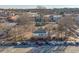 Aerial view of a city park and surrounding buildings at 319 Atlanta Se St # 315, Marietta, GA 30060