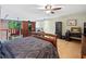 Bedroom features wood floors, a built-in desk, and views to the outside at 319 Atlanta Se St # 315, Marietta, GA 30060