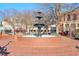 Beautiful tiered fountain in a brick-paved area of town square at 319 Atlanta Se St # 315, Marietta, GA 30060