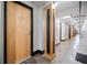 Long hallway with apartment doors showing the building's architecture and design with lights and carpeting at 319 Atlanta Se St # 315, Marietta, GA 30060