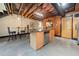 Modern kitchen with stainless steel appliances, granite countertops, and exposed ceiling at 319 Atlanta Se St # 315, Marietta, GA 30060