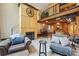 Stylish living room with fireplace, high ceilings, and open floor plan at 319 Atlanta Se St # 315, Marietta, GA 30060