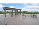 Spacious roof deck with pergola and outdoor seating, perfect for entertainment and scenic views at 319 Atlanta Se St # 315, Marietta, GA 30060