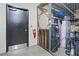 Secured storage area with metal cage and fire extinguisher offers safe space for residents' belongings at 319 Atlanta Se St # 315, Marietta, GA 30060