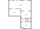 Basement plan showing utility, rooms, and hall dimensions for layout visualization at 3750 Sweeting St, Cumming, GA 30041