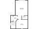Basement floor plan including a media room, bathroom, and attic space, designed for recreation and storage at 3750 Sweeting St, Cumming, GA 30041