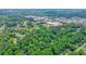 An aerial view shows a community with an abundance of greenery, providing a natural and tranquil setting for its residents at 588 Benson Hurst Sw Dr, Mableton, GA 30126