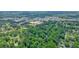 An aerial view showcases houses interspersed among dense trees, offering a serene, secluded feel within the community at 588 Benson Hurst Sw Dr, Mableton, GA 30126