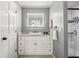 Stylish bathroom with vanity and walk-in shower at 588 Benson Hurst Sw Dr, Mableton, GA 30126