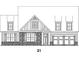 An elegant exterior elevation features stone accents and a two-car garage for added curb appeal at 313 Willow Cv, Canton, GA 30114