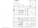 Detailed floor plan showcasing the layout of the home with room dimensions and features at 4507 Reva Way, Marietta, GA 30066