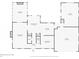 Detailed floor plan of the house showing layout of rooms, dimensions and flow of the main level at 4507 Reva Way, Marietta, GA 30066