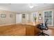 Office featuring hardwood floors and natural light at 4507 Reva Way, Marietta, GA 30066