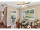 Cozy dining area with backyard access, ideal for intimate meals or casual get-togethers at 59 Grand Georgian Ne Ct, Cartersville, GA 30121