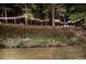 Beautiful landscaped backyard with retaining wall, night lighting, and mature trees at 59 Grand Georgian Ne Ct, Cartersville, GA 30121