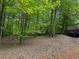 Property features a lush wooded area and backyard deck at 712 Honeysuckle Ln, Temple, GA 30179