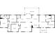 Detailed floor plan showcasing the layout of the entire home with multiple bedrooms and living spaces at 712 Honeysuckle Ln, Temple, GA 30179