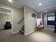 The finished basement features neutral carpet and multiple rooms, including space for an office or art studio at 4673 Jefferson Township Pl, Marietta, GA 30066
