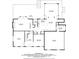 First floorplan featuring living room, dining room, office, foyer, kitchen and Gathering room at 4673 Jefferson Township Pl, Marietta, GA 30066
