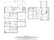 Full house floorplans: Basement, first, and second floor including all rooms with dimensions at 4673 Jefferson Township Pl, Marietta, GA 30066