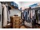 Walk-in closet has storage space for clothing and accessories at 5300 Peachtree Rd # 105, Atlanta, GA 30341