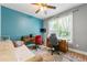 Comfortable bedroom featuring ample workspace and stylish decor for a productive yet relaxing atmosphere at 931 Windsor Creek Dr, Grayson, GA 30017