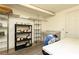 Unfinished basement offering ample storage space with shelving and a work area at 255 Shipp Cir, Hiram, GA 30141