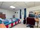 Finished basement bedroom featuring neutral tones, a workstation, and ample space at 255 Shipp Cir, Hiram, GA 30141
