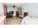 Bedroom with vintage armoire, ceiling fan, and lots of space for furniture at 255 Shipp Cir, Hiram, GA 30141