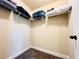 A closet with wire shelving and a carpeted floor at 2579 Wimberley Pine Ct, Dacula, GA 30019