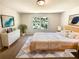 Bright bedroom with a large window, modern decor, and a cozy rug at 1958 Millstream Holw, Conyers, GA 30012