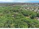 Expansive aerial view showing neighborhood homes nestled among mature trees and greenery at 6590 Williamson Ne Dr, Atlanta, GA 30328