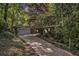Beautiful home exterior featuring lush landscaping, mature trees, and a private driveway at 6590 Williamson Ne Dr, Atlanta, GA 30328