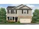 Charming two-story home with stone accents, attached two car garage and a manicured front yard at 3941 Fairhaven Rd, Lithia Springs, GA 30122