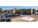 Aerial view of hospital building with a helipad, parking lot, and landscaped surroundings, showing accessibility and modern facilities at 3941 Fairhaven Rd, Lithia Springs, GA 30122