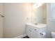 Bathroom featuring a white vanity and mirror at 3405 Linstead Ct, Loganville, GA 30052
